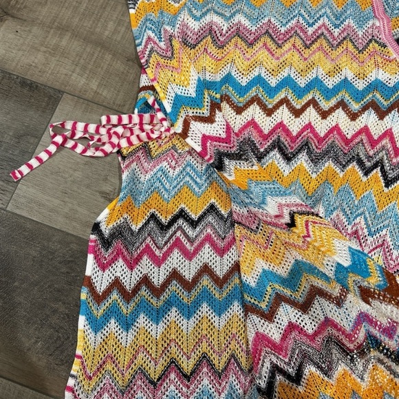 Brand new Missoni zig zag chevron crochet knit kaftan beach cover up dress - Picture 5 of 6